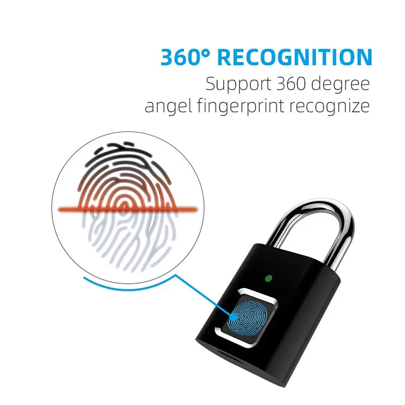 Nexgera™ Smart Fingerprint Padlock