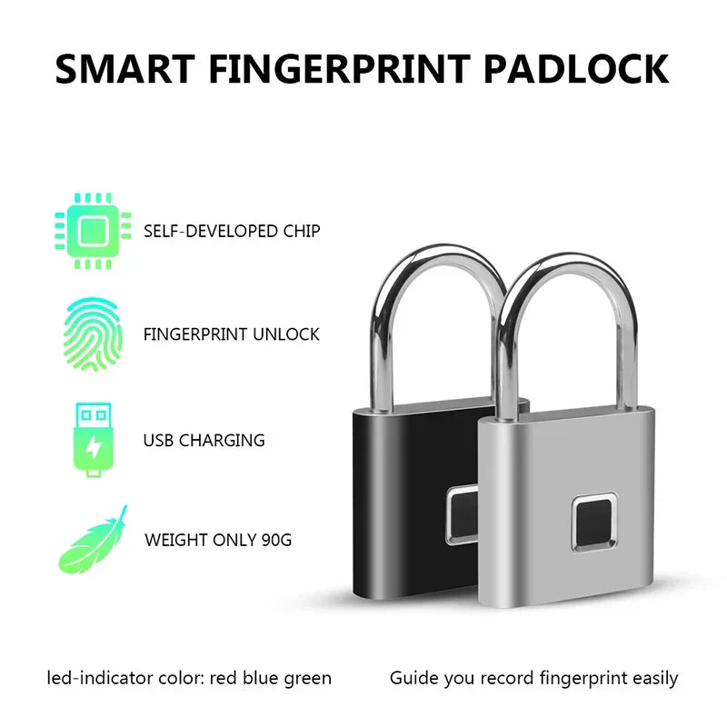 Nexgera™ Smart Fingerprint Padlock